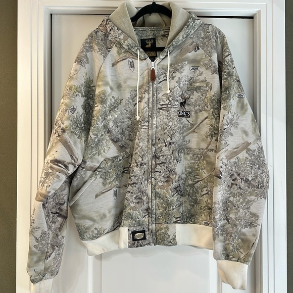 King’s Outdoor World Snow Shadow Full Zip Fleece Jacket - Picture 1 of 2